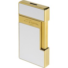 St. Dupont 028004 St Dupont Slimmy Shiny White Lacquer Çakmak