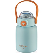 Shotay Fashıon Termos Matara Mavi 500 Ml.