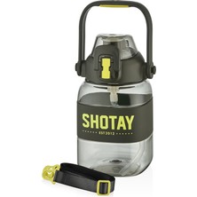 Shotay Rıbbon Grıp Matara Siyah 1000 Ml.
