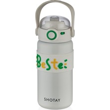 Shotay Beste Çelik Termos Matara Beyaz 500 Ml.