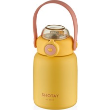 Shotay Fashıon Termos Matara Sarı 500 Ml.