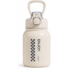 Shotay Chees Çelik Termos Matara Beyaz 600 Ml.