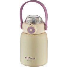 Shotay Fashıon Termos Matara Beyaz 500 Ml.