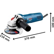 Bosch Gws 750 S Avuç Taşlama Makinesi - 3165140938051