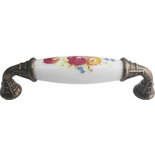 Klasik Silindir Kulp Antik 96 mm - 9996670094566