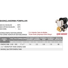 Atlantis ENJ40 Basınçlandırma Pompası Sıcak Su Uyumlu - 9996670081122