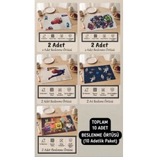 Yelay Home Leke Tutmayan Yıkanabilir 30X50 cm 10 Adet Beslenme Örtüsü - Sıra Masa Örtüsü