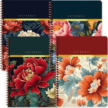 Keskin Color Keskin 17*24 100 Yp.düz Spiralli Sert Kapak Defter-Bahçe