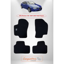 Rizline Alfa Romeo 156  1997-2007 Araca Özel Halı Paspas Siyah
