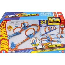 JDW39 Hot Wheels Track Creator Triple Loop Speed Kit