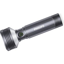 Philips SFL6253 3000 Lümen 50W LED El Feneri Metal Gövdeli 9 Modlu Çıkarılabilir Pilli Şarj Edilebilir Çift Açılı Flashlight