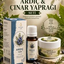 Çare Burada Ardıç ve Çınar Yapraklı Masaj Kremi 100 ml & Ardıç Yağı 20 ml