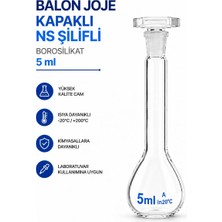 Labolist Balon Joje Kapaklı Ns Şilifli Borosilikat 5 ml