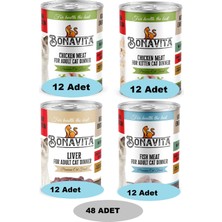 Bonavita Karma Koli Kedi Mamaları 48 Adet 01