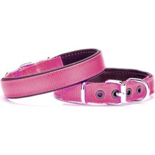 Yumuşak Doku Köpek Boyun Tasması 1,5/35 cm Pembe
