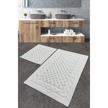 Rani Mobilya Rani Home Banyo Paspası Seti  Ekru BA-6264