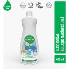 Siveno %100 Doğal Bulaşık Makinesi Jeli Kireç Önleyici & Temizleyici Limon Tuzu Noniyonik Yüzey Aktif 400 ml