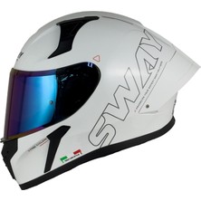 Sway F357 Kask White Full Face Kask