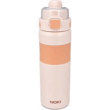 Noki Stainless Steel Çelik Termos 790 ml Lifestyle T-0142 Çift Ağızlıklı Çelik Matara 790ML