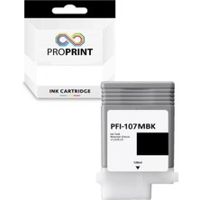 Canon PFI-107MBK Mat Siyah Muadil Kartuş