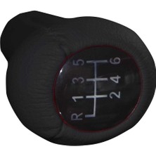 Zmo Technik Bmw E-30-34-36-39-46-87-90 (6 Vites) Deri Vites Topuzu Siyah