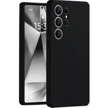 Miss Mojo Samsung Galaxy S25 Ultra Kılıf Nano Içi Kadife Silikon - Siyah