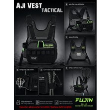 Fujin Tactical Vest Khaki Balıkçı Çantası