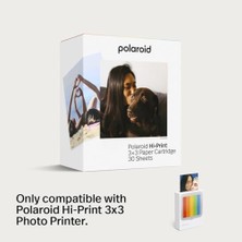 4Berry Polaroid Hi-Print - Bluetooth Bağlantılı 3x3 Fotoğraf Boya-Alt Yazıcı - 10 Fotoğraf Sayfası Dahil (9196)