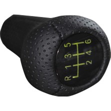Zmo Technik Bmw E-30-34-36-39-46-87-90 Deri (6 Vites) Aydınlatmalı Vites Topuzu Delikli Deri