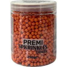 Depposite Boncuk Draje & Şeker 4 mm (250 Gr) Turuncu