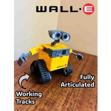 Lagom Disney Pixar Wall-E Hareketli Eklemli Robot Figür - Paletli & Pozlanabilir Nostaljik Animasyon Karakter Oyuncağı
