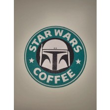 Belirtilmemiş Star Wars Kahve Tasarımlı Bardak Altlıkları