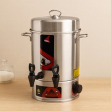 Miss Mojo Elektrikli Semaver Çay Makinesi 6 Litre Çift Musluk 1000W (60 Bardak)