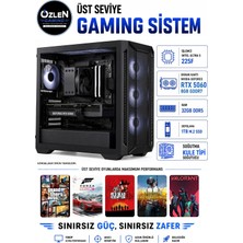Özlen X53 ULTRA 5 225F RTX 5060 8GB 32GB DDR5 RAM 1TB M.2 SSD Üst Seviye Oyuncu Bilgisayarı