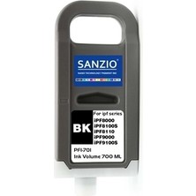 Canon PFI-704MBK Mat Siyah Muadil Kartuş