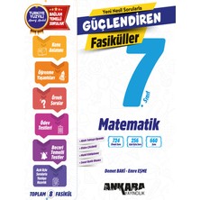 Ankara Yayıncılık Ankara  7. Sınıf Güçlendiren Matematik Fasikülleri Ankara Yayıncı