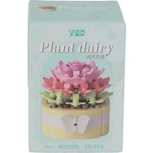 Miss Mojo P1255 Panlos Simülasyon Çiçek Serisi 232 Parça Block Oyuncak