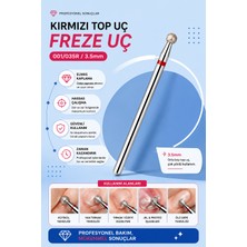 Nail Room Freze Ucu Top Kırmızı 3,5 mm 001/035R – Profesyonel Manikür ve Kütikül Bakımı