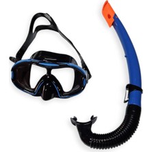 Budi Çocuk Dalış Maskesi ve Snorkel Seti - Star Diving - Mavi