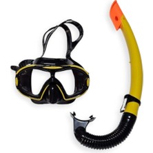 Budi Çocuk Dalış Maskesi ve Snorkel Seti - Star Diving - Sarı