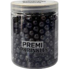 Depposite Boncuk Draje & Şeker 8 mm (250 Gr) Siyah