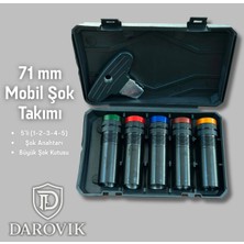 Darovik Mobil Şok Takımı 12 Kalibre 5'li Set 71 mm Uzatılmış Yüzüklü Ber/ben Uyumlu