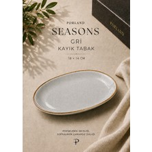 Porland Seasons Kayık Tabak - Estetik ve Dayanıklı Porselen Sunum Tabağı