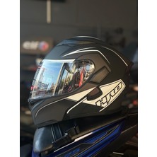 Jekai Jk 21 Yeni Çeneden Açılır Kask - Grey