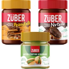 Züber Muhteşem 3’lü Deneme Paketi (Nutzilla x1, Peanutzilla x1, Antep Fıstığı Kreması x1)