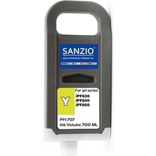 Canon PFI-707Y Sarı Muadil Kartuş