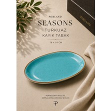 Porland Seasons Kayık Tabak - Estetik ve Dayanıklı Porselen Sunum Tabağı