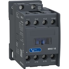Lauritz Knudsen, CS94100KOOO - MNX 18A Kontaktör, 3P, 220VAC, 50Hz, 1NA