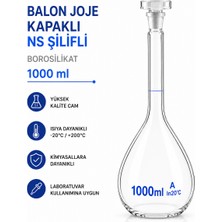 Labolist Balon Joje Kapaklı Ns Şilifli Borosilikat 1000 ml