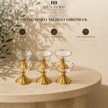 Quattro Home Metal Ayaklı Yaldızlı Lokumluk